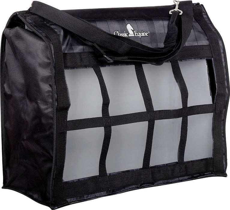 Classic Equine Top Load Hay Bags, Patterns - Plaid/Black  