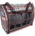 Classic Equine Top Load Hay Bags, Patterns - Chocolate Tribal  