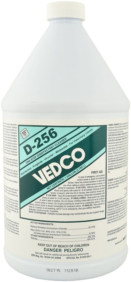 D - 256 Disinfectant, gallon - Jeffers - Farm & Ranch Supplies > Cleaning Supplies