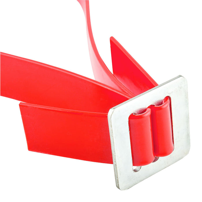 Red Numbered Mare ID Neck Strap - Red 1 