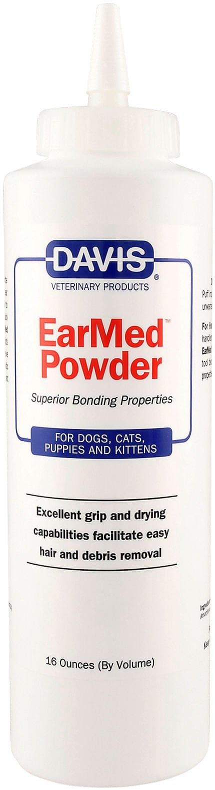 Davis EarMed Powder, 16 oz - Jeffers - Animal Health & Wellness > Ear Care