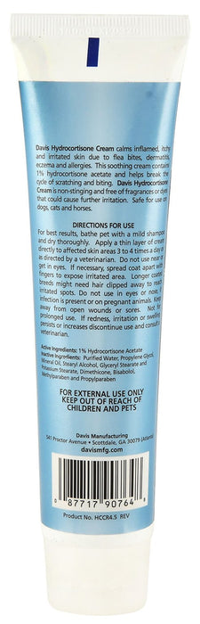 Davis Hydrocortisone Cream - Jeffers - Animal Health & Wellness > Skin & Coat Care