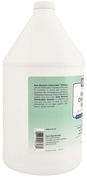 Davis Maximum Chlorhexidine (4%) Shampoo - Jeffers - Animal & Pet Supplies > Pet Grooming > Pet Shampoo & Conditioner