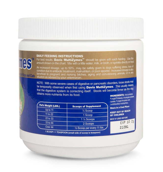 Davis MultiZymes, 14 oz - Jeffers - Animal Health & Wellness > Vitamins & Supplements