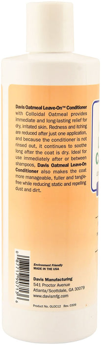 Davis Oatmeal Leave - On Conditioner - Jeffers - Animal Health & Wellness > Skin & Coat Care