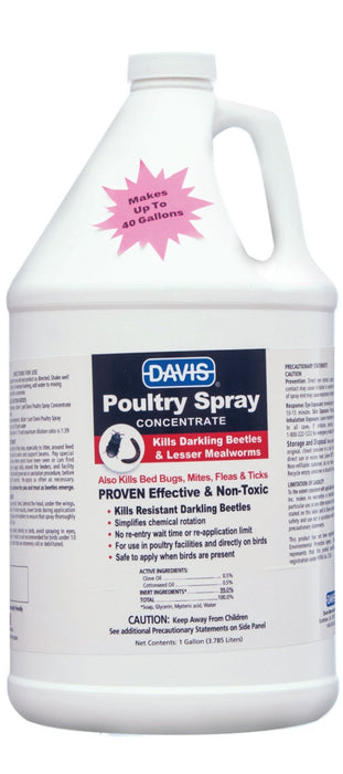 Davis Poultry Spray Concentrate, gallon - Jeffers - Poultry Supplies > Poultry Supplies