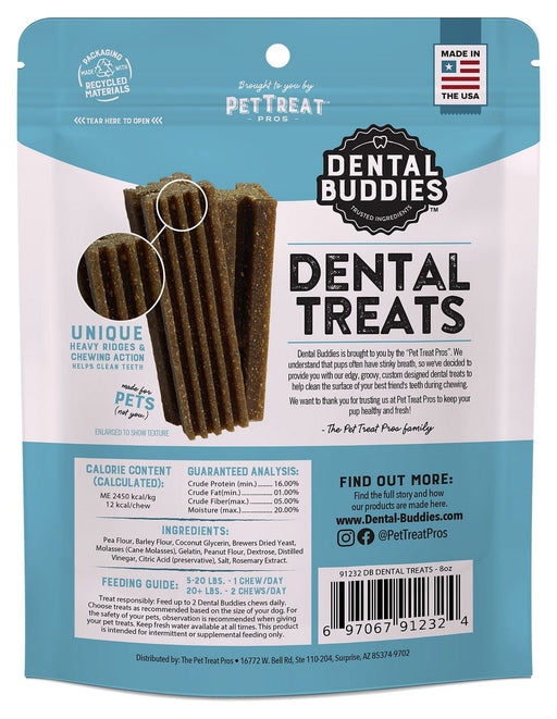 Dental Buddies, 8 oz - Jeffers - Dog Supplies > Dog Treats > Chews