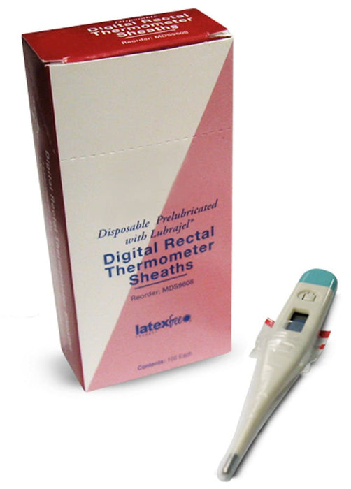 Digital Rectal Thermometer Sheaths, 100 ct - Jeffers - Animal Health & Wellness > Medical Supplies