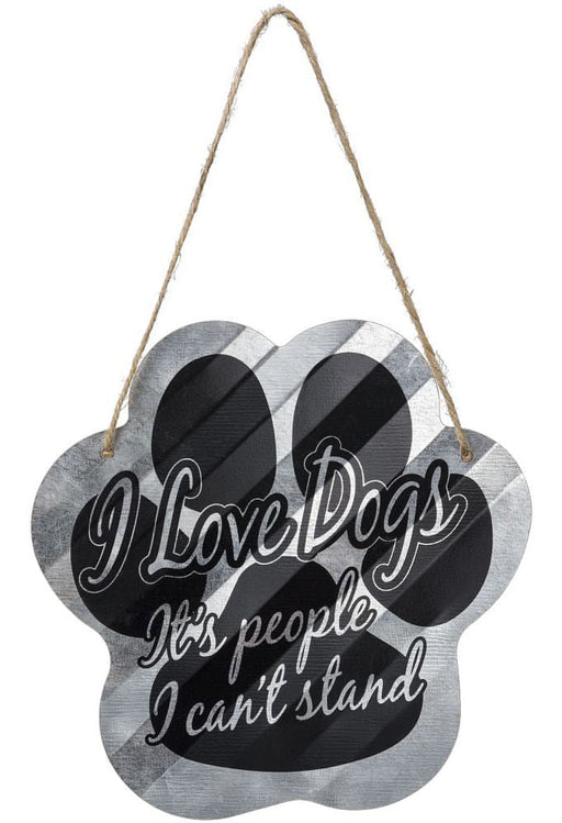 Dog Paw or Bone Print Sign - Jeffers - Home Goods & Gifts > Home Decor and Candles for Home Improvement