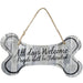 Dog Paw or Bone Print Sign - Jeffers - Home Goods & Gifts > Home Decor and Candles for Home Improvement