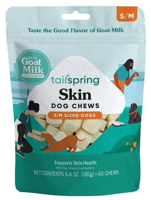 Dog Skin Tailspring Chews - Jeffers - Animal Health & Wellness > Skin & Coat Care