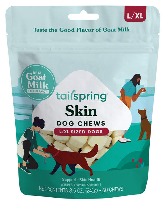 Dog Skin Tailspring Chews - Jeffers - Animal Health & Wellness > Skin & Coat Care