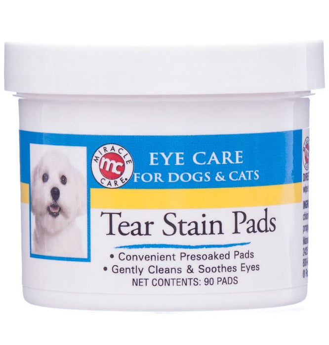 Dog Tear Stain Remover Pads, 90 count - Jeffers - Animal Health & Wellness > Eye Care