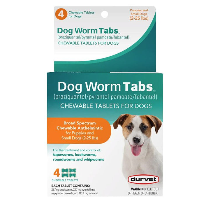 Dog Worm Tabs - Jeffers - Animal Health & Wellness > Medicine