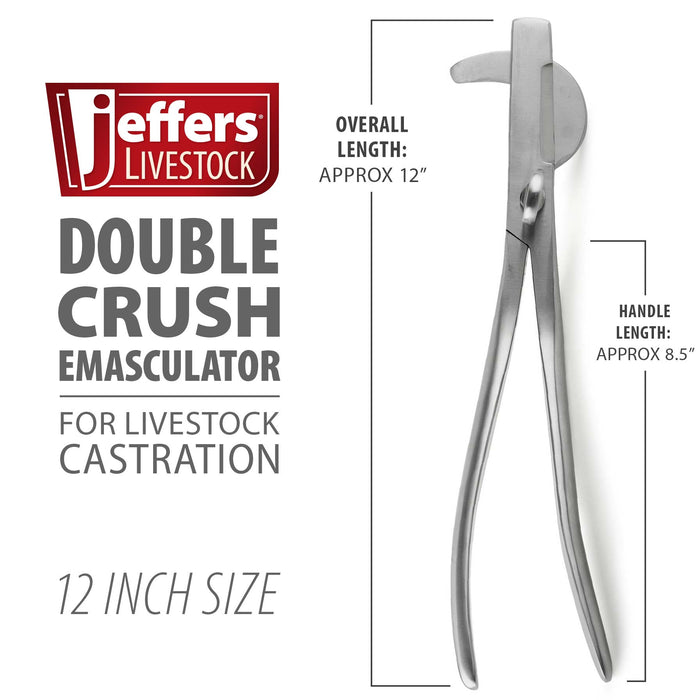 Double Crush Emasculator - Jeffers - Animal Health & Wellness > Medical Supplies