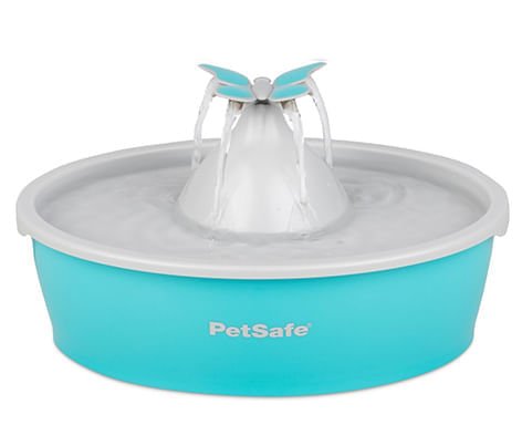 Drinkwell Butterfly Pet Fountain - Jeffers - Animal & Pet Supplies > Pet Bowls, Feeders & Waterers