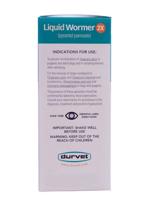 Durvet Liquid Wormer 2X for Dogs - Jeffers - Animal Health & Wellness > Medicine