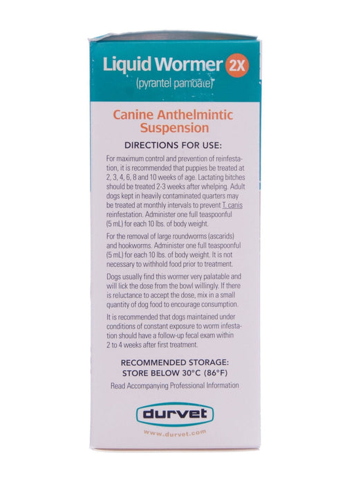 Durvet Liquid Wormer 2X for Dogs - Jeffers - Animal Health & Wellness > Medicine