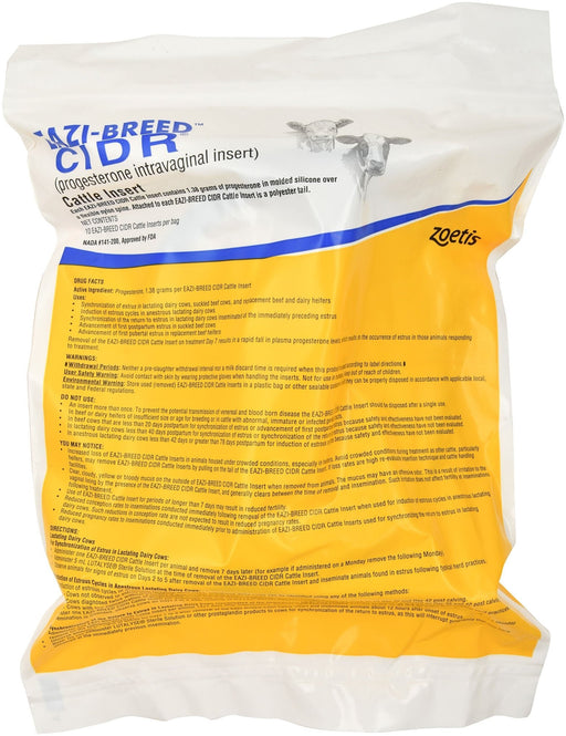 Eazi - Breed CIDR Cattle Inserts (Applicator sold separate) - Jeffers - Animal Health & Wellness > Breeding Supplies