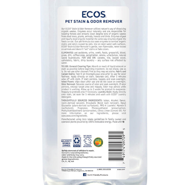 ECOS Pet Stain & Odor Remover - Jeffers - Animal & Pet Supplies > Pet Odor & Stain Removers