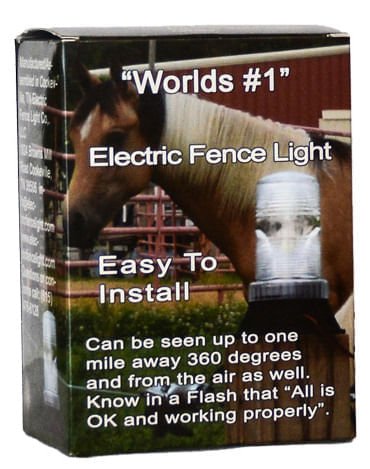 Electric Fence Light w/ LED Bulb - Jeffers - Farm & Ranch Supplies > Fencing & Barriers