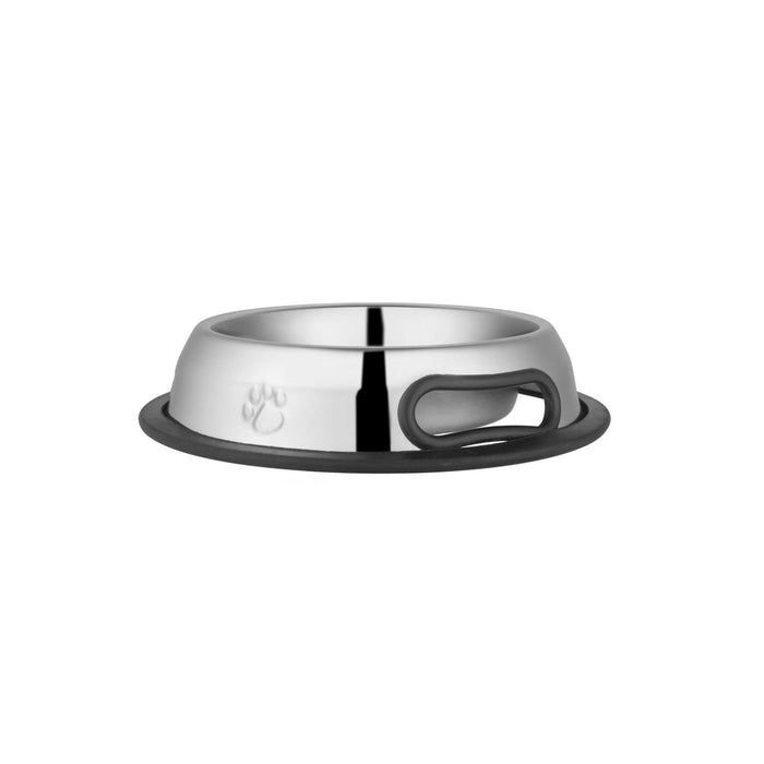 Embossed No - Tip Anti - Skid Stainless Steel Bowls - Jeffers - Animal & Pet Supplies > Pet Bowls, Feeders & Waterers