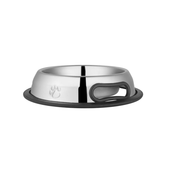 Embossed No - Tip Anti - Skid Stainless Steel Bowls - Jeffers - Animal & Pet Supplies > Pet Bowls, Feeders & Waterers