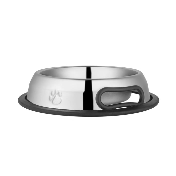 Embossed No - Tip Anti - Skid Stainless Steel Bowls - Jeffers - Animal & Pet Supplies > Pet Bowls, Feeders & Waterers