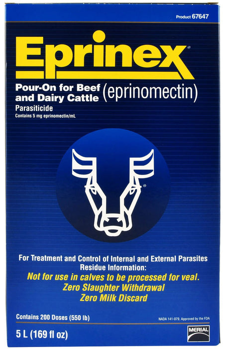 Eprinex Pour - On Cattle Wormer - Jeffers - Animal Health & Wellness > Medicine