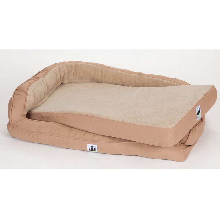 EZ - Wash Fleece Headrest Dog Bed, 35 x 25 - Jeffers - Dog Supplies > Dog Beds