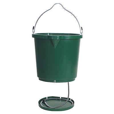 Farm Innovators Heated Flat Back Water Bucket, 5 Gallon - Jeffers - Farm & Ranch Supplies > Stable Supplies