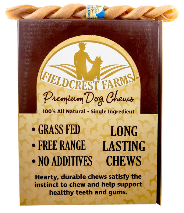 Fieldcrest Farms Braided Bully Crunchers Bully Stick Dog Treats, 12' - Jeffers - Dog Supplies > Dog Treats > Bully Sticks