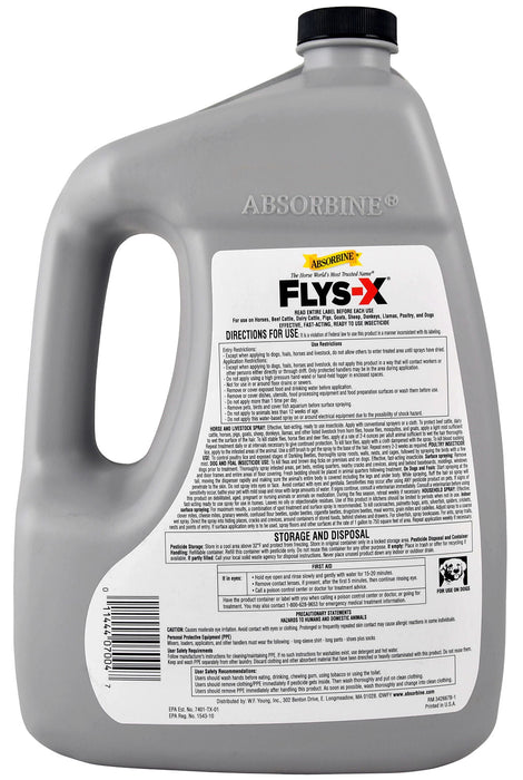 Flys - X RTU Insecticide for Livestock - Jeffers - Animal Health & Wellness > Flea & Tick Control