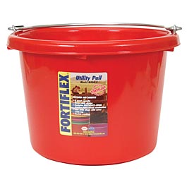 Fortiflex 8 Quart Pail, Colors - Jeffers - Farm & Ranch Supplies > Livestock Feeders & Waterers