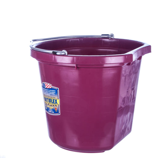 Fortiflex Flatback Bucket, 5 Gallon - Jeffers - Farm & Ranch Supplies > Livestock Feeders & Waterers