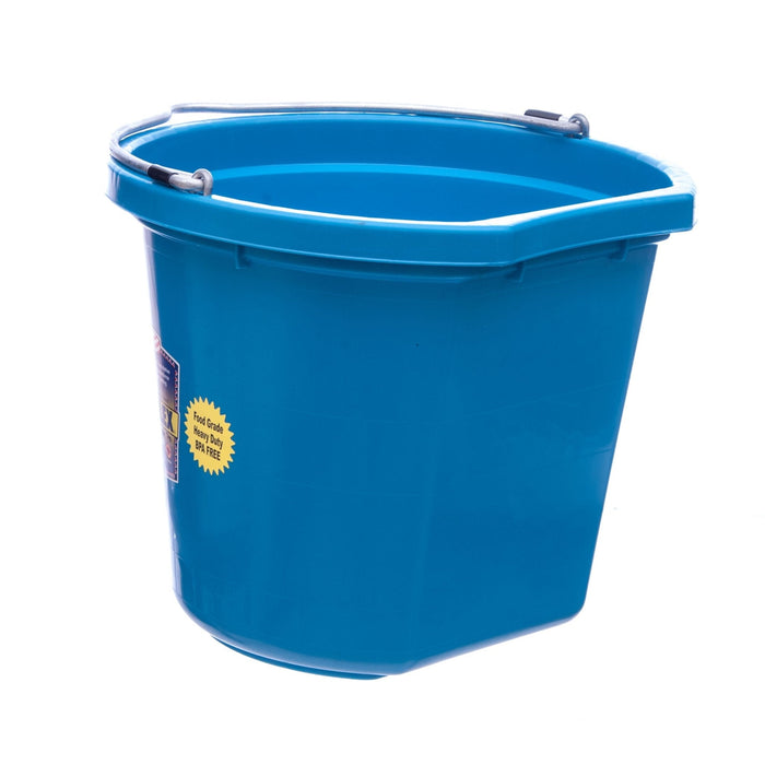 Fortiflex Flatback Bucket, 5 Gallon - Jeffers - Farm & Ranch Supplies > Livestock Feeders & Waterers