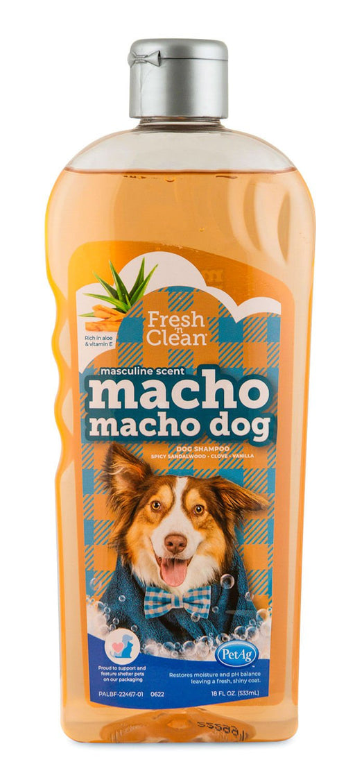 Fresh 'n Clean Macho Macho Dog Shampoo, 18 oz - Jeffers - Animal & Pet Supplies > Pet Grooming > Pet Shampoo & Conditioner