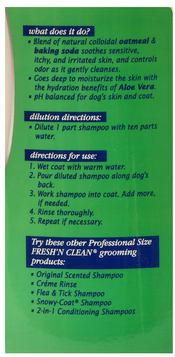 Fresh 'n Clean Oatmeal 'n Baking Soda Dog Shampoo - Jeffers - Animal & Pet Supplies > Pet Odor & Stain Removers