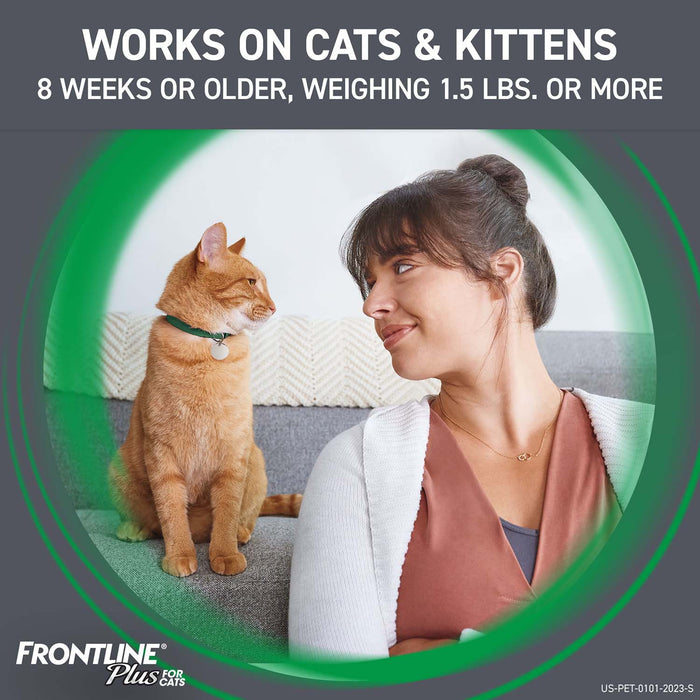 Frontline Plus for Cats - Jeffers - Animal Health & Wellness > Flea & Tick Control