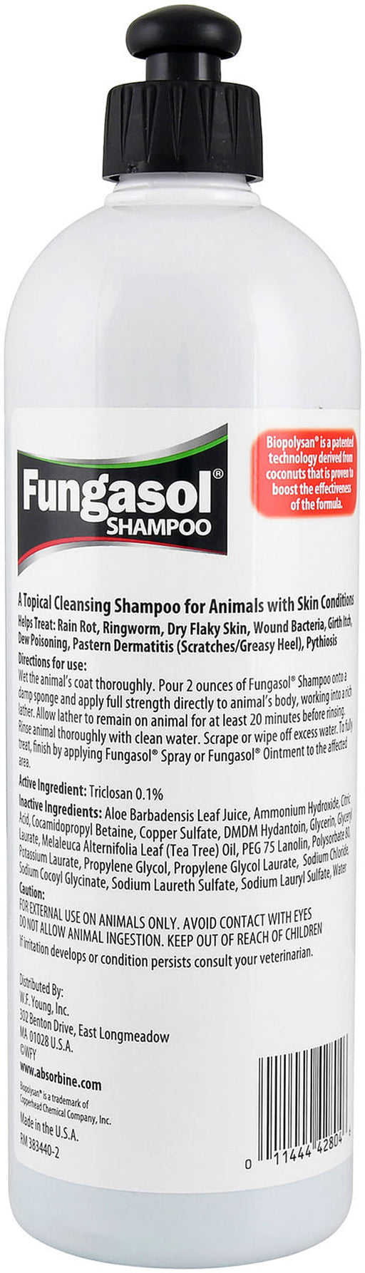 Fungasol Shampoo, 20 oz - Jeffers - Horse Supplies > Horse Grooming