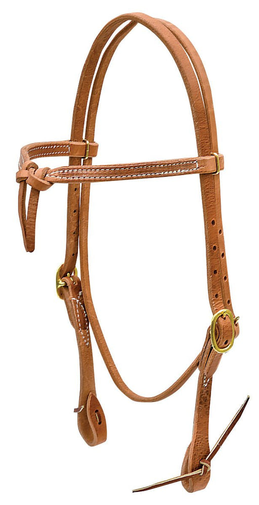 Futurity (Knotted) Browband Headstall - Jeffers - Horse Supplies > Horse Tack > Bridles & Headstalls