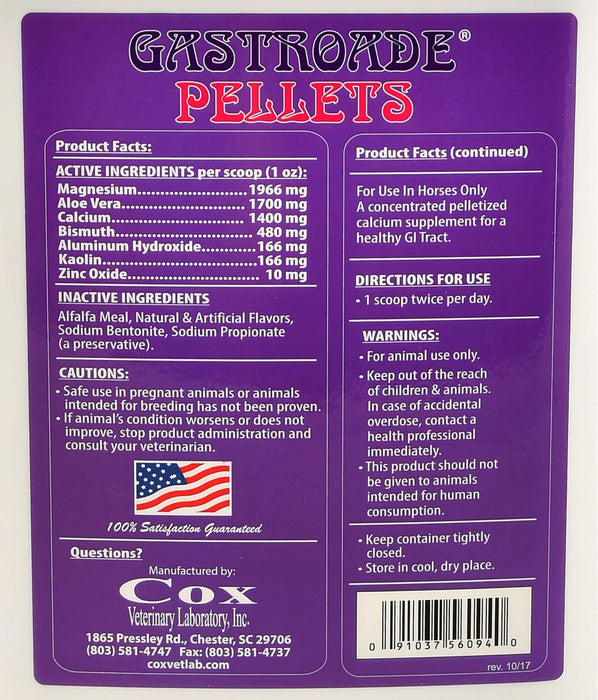 Gastroade Pellets for Healthy GI Tract in Horses - Jeffers - Animal Health & Wellness > Vitamins & Supplements