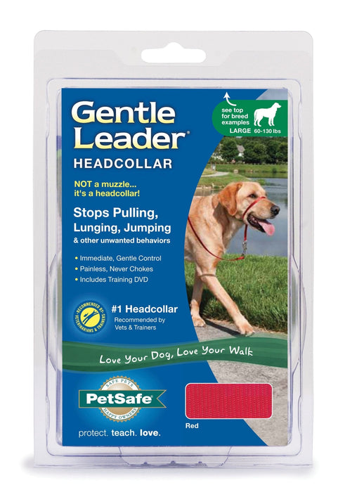 Gentle Leader Headcollar, large (over 60 lb) - Jeffers - Dog Supplies > Dog Apparel > Dog Collars, Harnesses, & Leashes