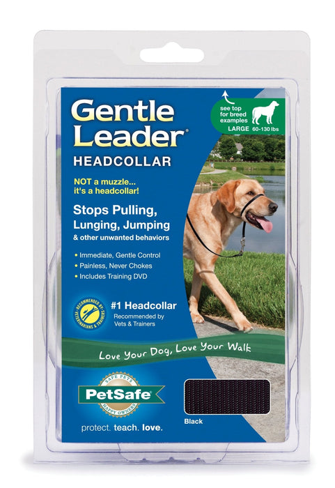 Gentle Leader Headcollar, large (over 60 lb) - Jeffers - Dog Supplies > Dog Apparel > Dog Collars, Harnesses, & Leashes