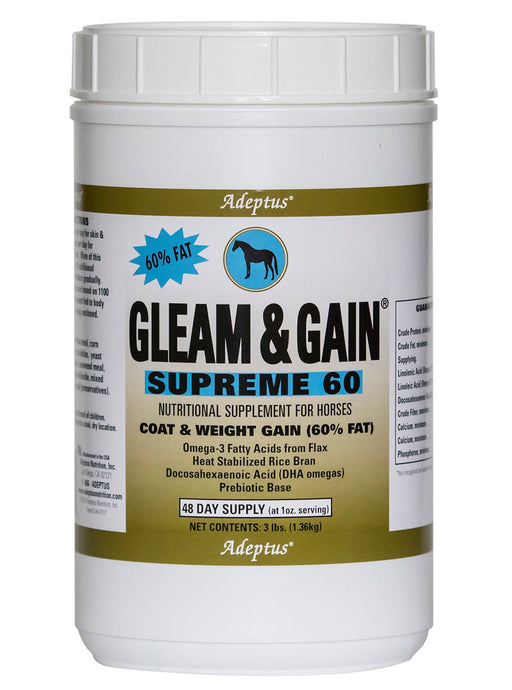 Gleam & Gain Supreme 60 - Jeffers - Animal Health & Wellness > Vitamins & Supplements