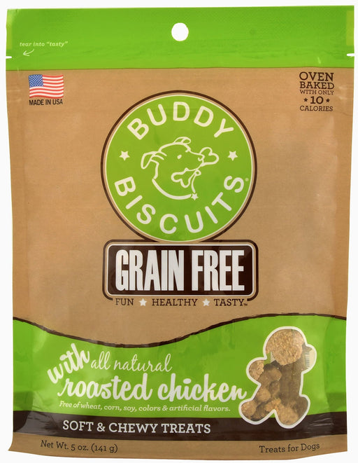 Grain Free Buddy Biscuits, Soft and Chewy Treats, 5 oz - Jeffers - Dog Supplies > Dog Treats > Biscuits & Baked Treats