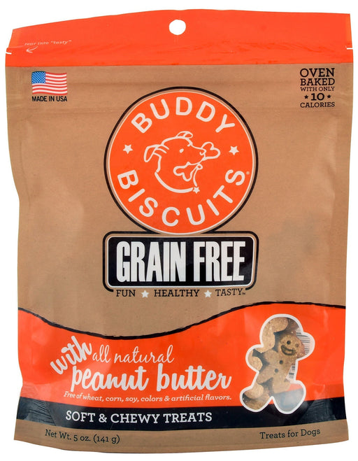 Grain Free Buddy Biscuits, Soft and Chewy Treats, 5 oz - Jeffers - Dog Supplies > Dog Treats > Biscuits & Baked Treats