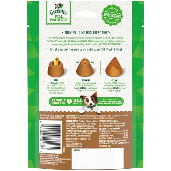 Greenies Pill Pockets for Capsules, 30 Count - Jeffers - Animal Health & Wellness > Medical Supplies