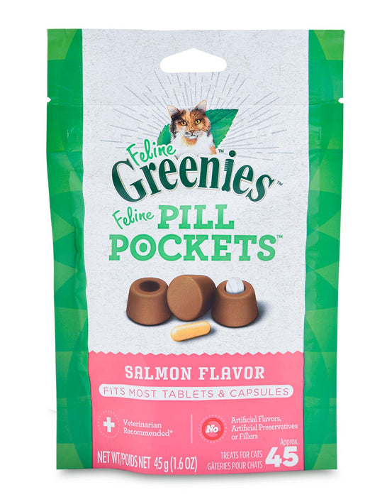 Greenies Pill Pockets for Cats, 45 Count - Jeffers - Cat Supplies > Cat Treats