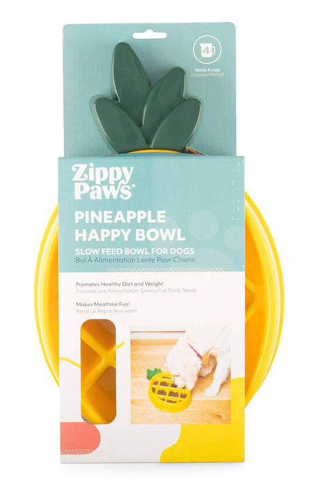 Happy Bowl, Pineapple - Jeffers - Animal & Pet Supplies > Pet Bowls, Feeders & Waterers